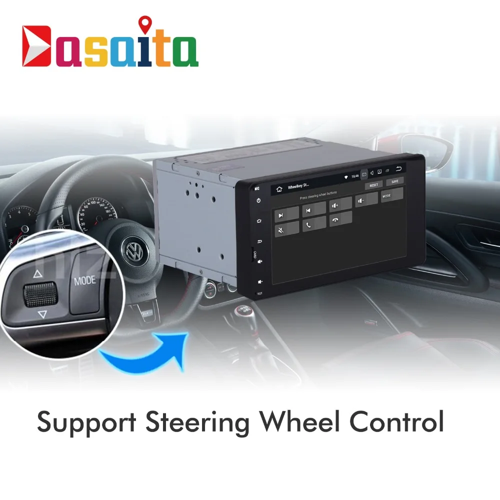 Discount Stereo Head Unit 2 Din Android GPS for Mitsubishi lancer outlander ASX auto-radio Glonass navigation 4Gb+32Gb Android PX5 8-Core 4