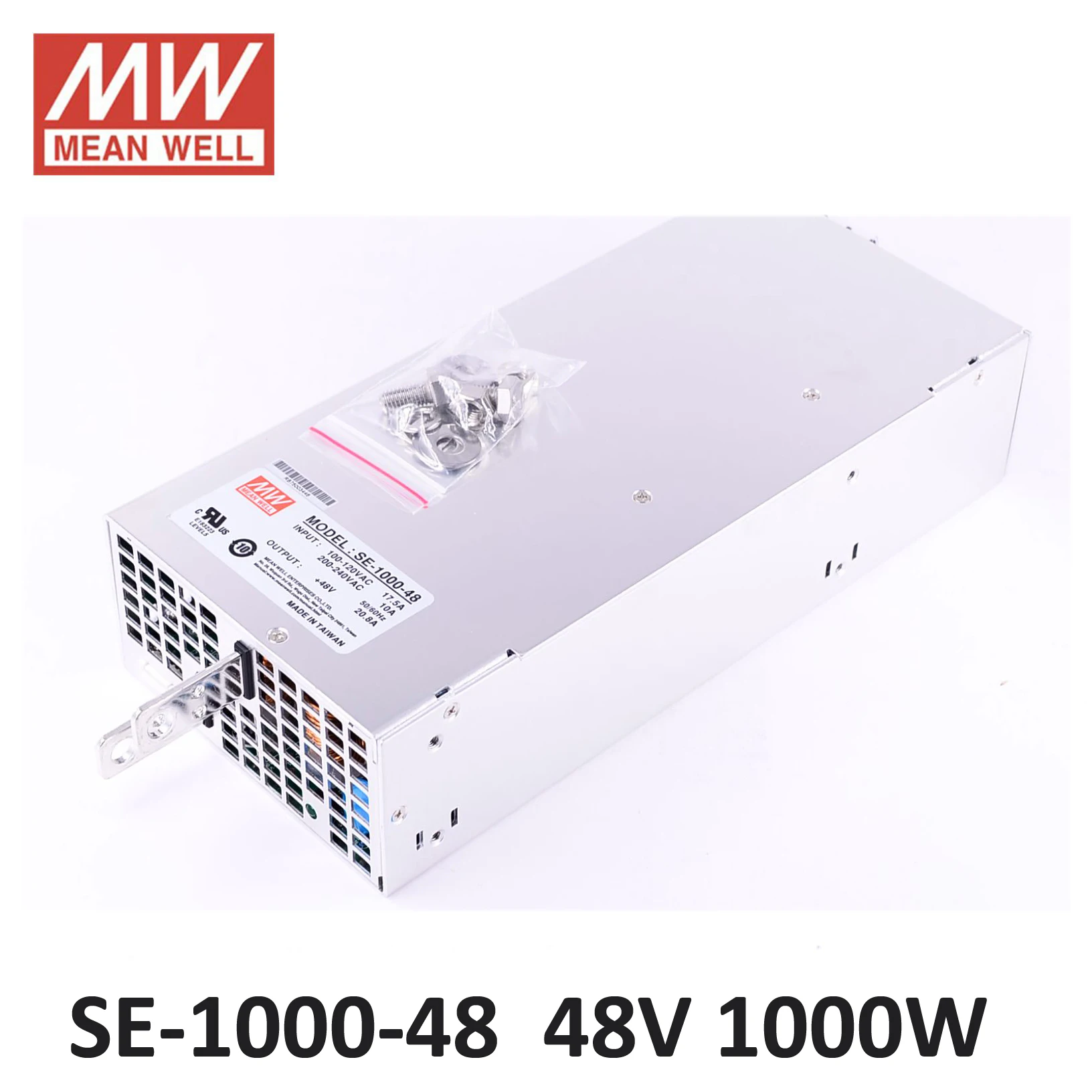 Оригинальная средняя мощность питания SE-1000W 5 V 150A 9 V 12 V 15 V Промышленный импульсный источник питания DC 24 V 48 V означает хорошо UL 1000 W SMPS
