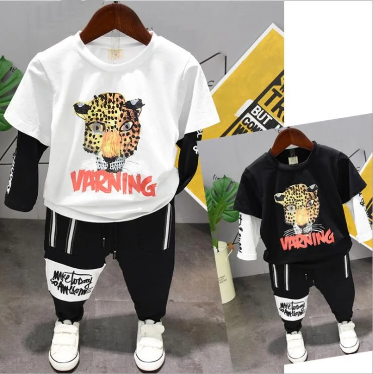 

Spring Autumn Baby Girl Boy Clothing Sets Infant Clothes Suits Casual Sport T Shirt and Pants Kid Child Clothes Suits 2-6years