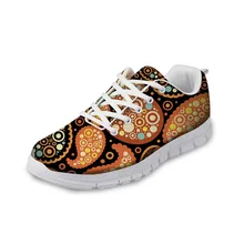 Бесшумные дизайнерские туфли на плоской подошве с принтом Пейсли; женские повседневные кроссовки; брендовая дизайнерская Легкая сетчатая повседневная обувь для женщин; zapatos