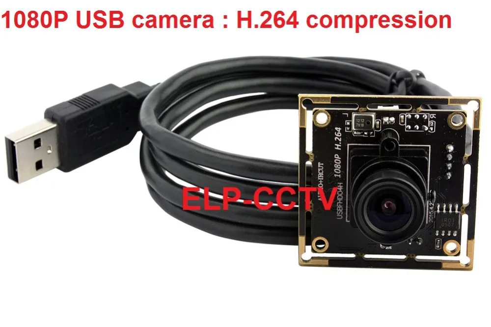 ELP 1080 P Full Hd 1/3 "CMOS AR0330 H.264 Мини-широкий угол веб-камера USB модуль камеры с микрофоном для android Linux