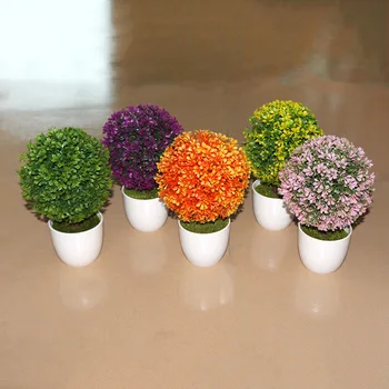 

Home decoration plant manufacturers simulation of small potted decorative plastic flower simulation bonsai quality