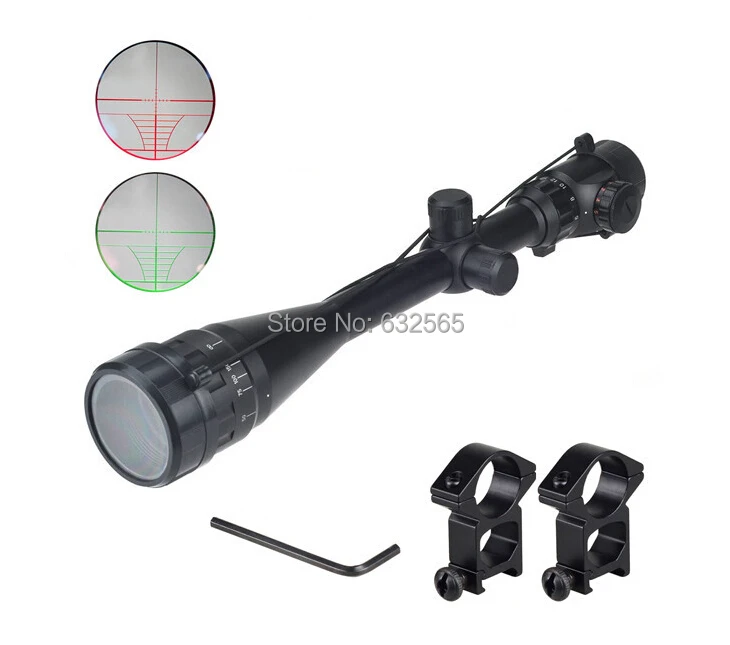 

308 Rifle scope 6-24x50 AOE Riflescope R&G illuminated Riflescope Reticle Shotgun Rifle sniper Scope for hunting