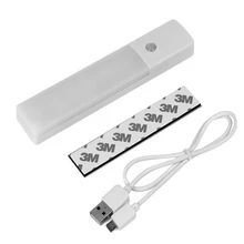 USB свет управления человеческого тела индукционный Ночной свет прикроватный настенный светильник USB зарядка шкаф Индукционная лампа ночник