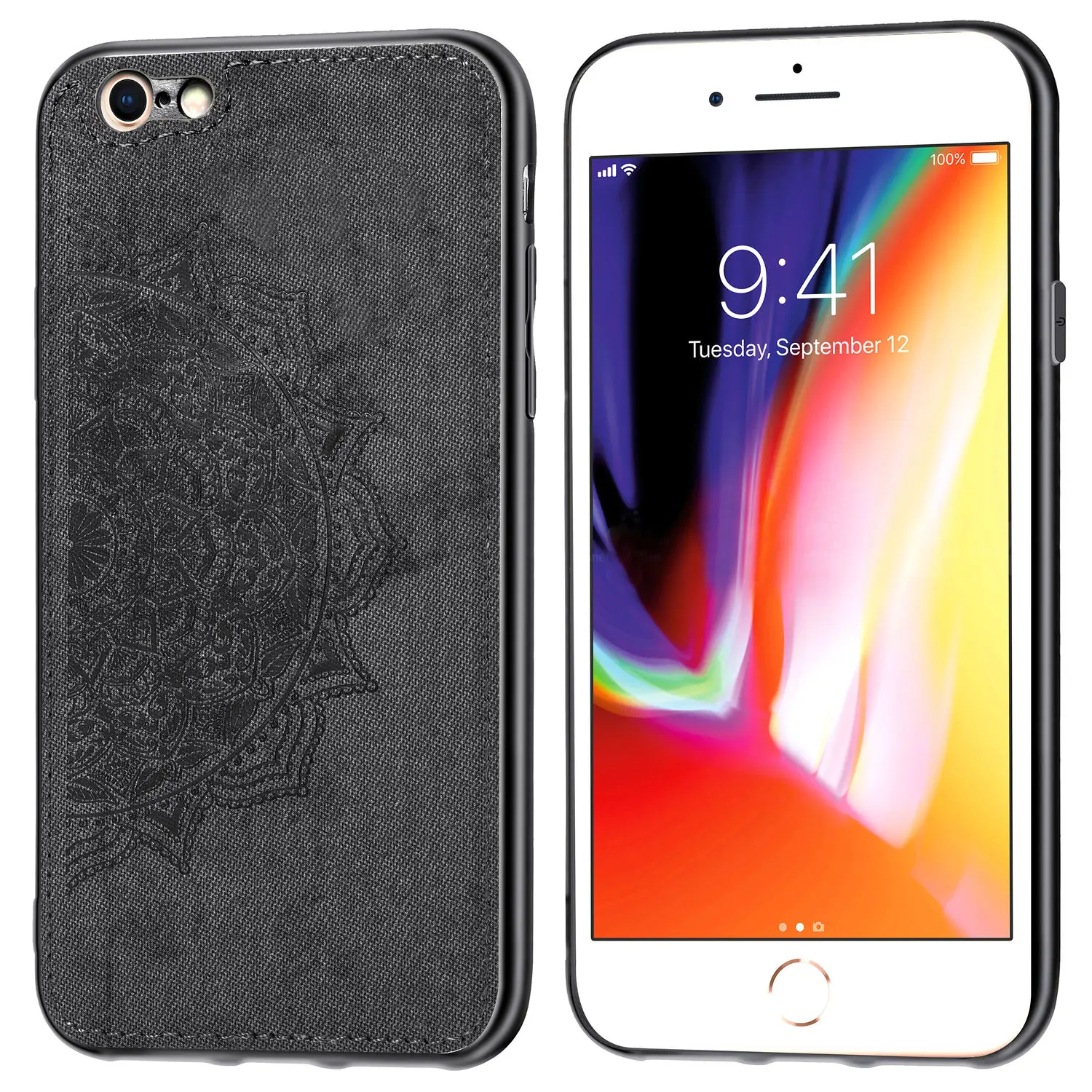 

FGHGF Case for iPhone X XR(6.1inch) XS Max(6.5inch) Mandalas Business Elegant Earthquake-proof and Fall-proof Mobile Shell