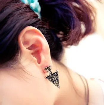 New Design Arrow Jewelry Vintage Jewellry Carve Triangle Ancient Coins Earrings CC3359 | Украшения и аксессуары