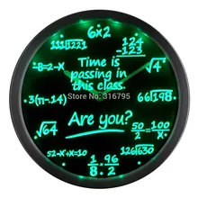 nc0463 Math Class Time is Passing are you Gift Decor Neon LED font b Wall b