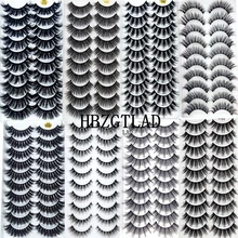 NEW2-10Pairs 3D Faux Nerz Wimpern Natürliche Starke Lange Falsche Wimpern Dramatische Gefälschte Wimpern Make-Up Verlängerung Wimpern maquiagem