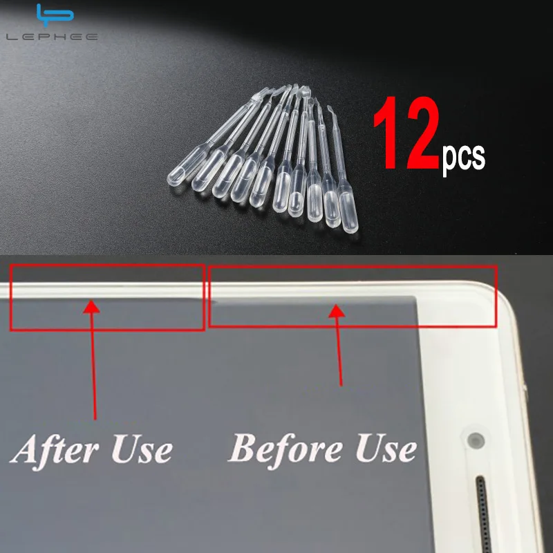 

12 Pcs 5D 4D 3D Tempered Glass Screen Protector White Border Edge Revising Liquid For iPhone 8 X 7 Samsung S9 Plus Note 8 S8 s7