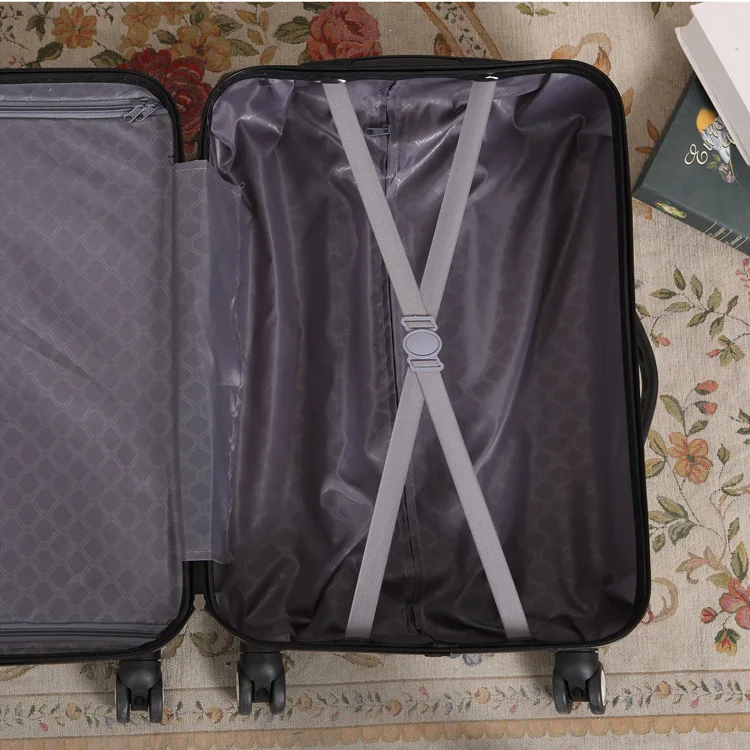 Унисекс ABS Spinner чемодан 20/24 дюйма Угловой Защита гладкая поверхность Чемодан молнии чемоданы 8 цветов