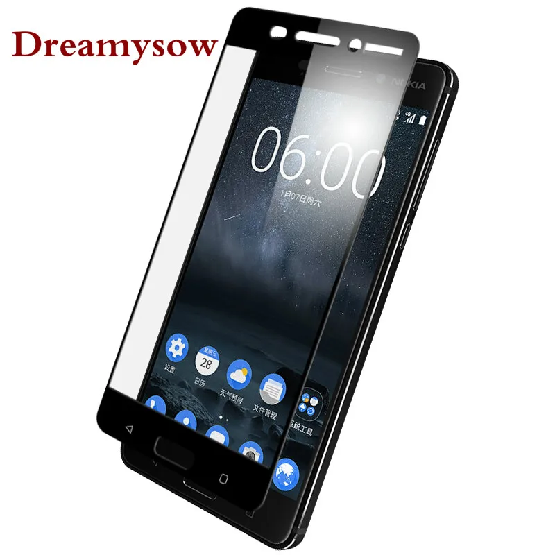 

Colorful Film For Nokia 6 3 5 7 2 8 Screen Protector For Nokia 5.1 3.1 6.1 2.5D Full Cover Tempered Glass For Nokia 8 7 2 5 3 6