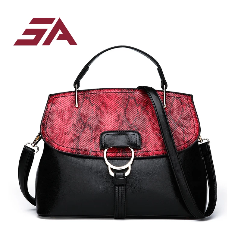 

SA NEW Bags For Women Messenger Bags 2018 Vintage Leather Bags Handbags female patchwork Famous Brand Small fashion Shoulder Sac
