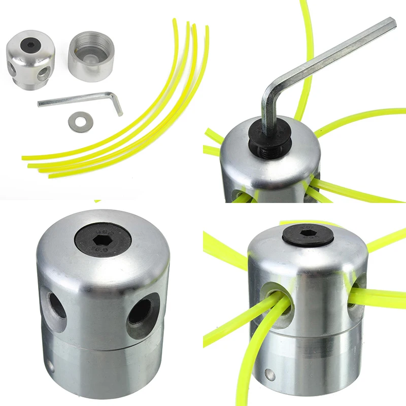 DWZ Universal Aluminum Trimmer Head Bobbin Parts Set Lawn Mower Cutter Accessories