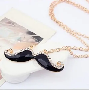 

2019 Fashion Wholesale Vintage exquisite long Mustache necklace female design necklace women pendant necklace