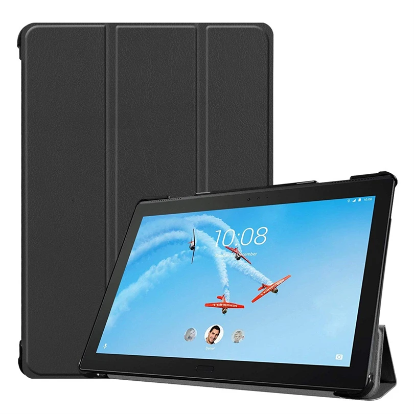 

Leather Case Stand Cover For Lenovo Tab P10 10Inch Tablet 10.1inch Tablet eBook Protective shockproof Shell Smart Case Cover S30