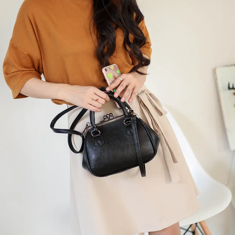 KYYSLO Pu Leather Women's Bag Handbag Korean Version Of Casual Fashion Women Shoulder Messenger Bag High Capacity Handbag