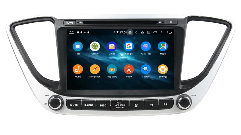 Best Sumdymax 4g+64g 9 Inch Android 9.0 Car Dvd Gps Player For Hyundai Verna Solaris 2017 Radio Video Navigation Bt Wifi 7