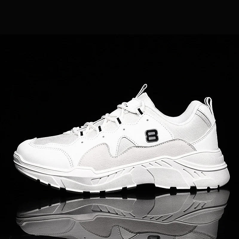 

Autumn New Thick Bottom Men's Casual Shoes Brand Outdoor Fashion Sneakers High Quality Lace-up Non-slip Walking Shoes Zapatos