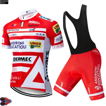 

2019 UCI ANDRO Cycling Team Jersey 9D Gel Bike Shorts Ropa Ciclismo Mens Summer World Tour Bicycle Maillot Culotte Clothing Set
