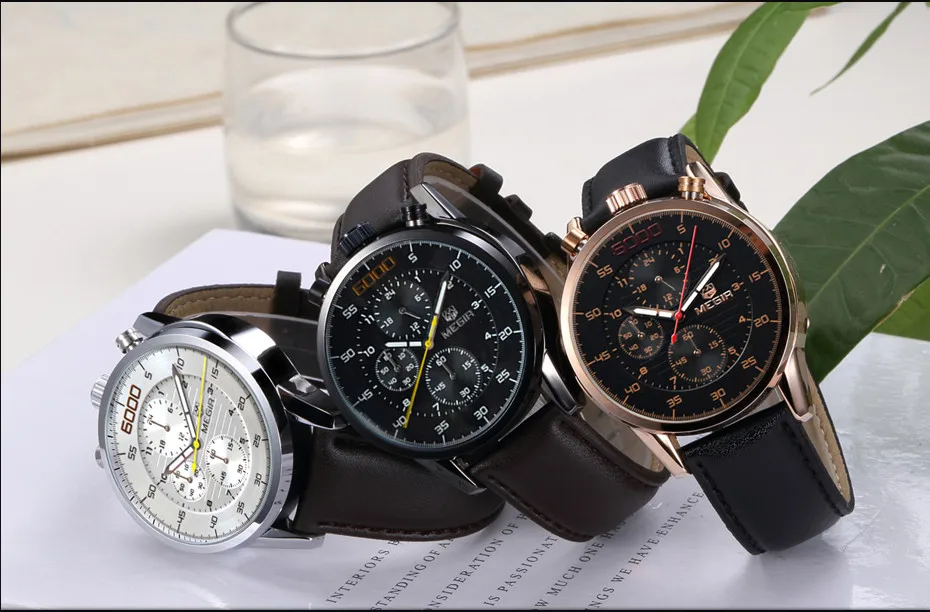 Лидирующий бренд Роскошные модные повседневные Megir водонепроницаемые светящиеся кварцевые часы мужские военные спортивные часы мужские часы Relogio Masculino