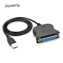 USB до 25 Pin DB25 Женский IEEE 1284 параллельный принтер адаптер LPT кабель конвертера для печати параллельный интерфейс связи