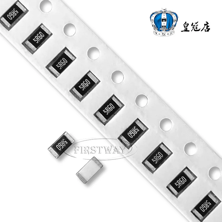 SMD resistor 1206 1% 7.5 R 7.5 euro 7.5 ohm r50 7 1/4 W 0.25 W on ...