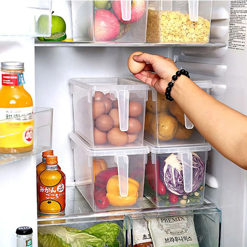 Кухня прозрачный PP ящик для хранения зерна контейнер для хранения фасоли пищевой контейнер-холодильник ящики для хранения