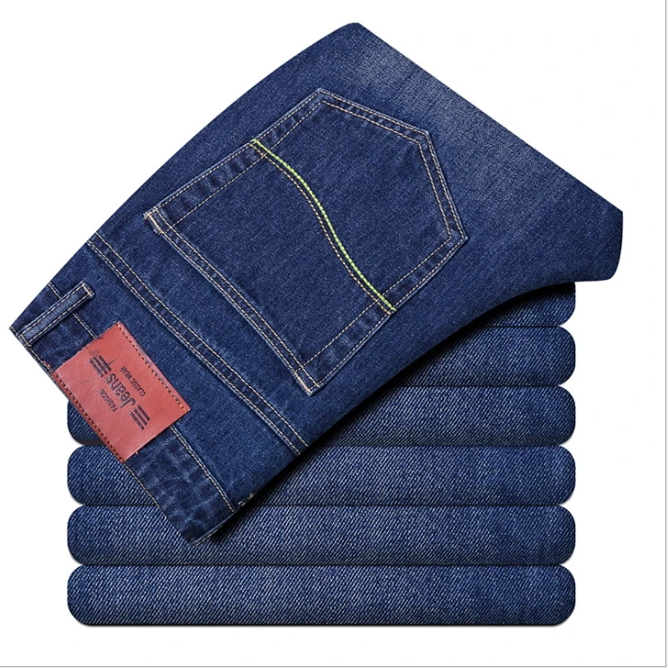 Free shipping New Fashion Men Jeans Slim straighr Washing