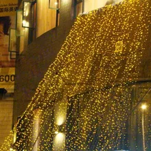 6 м* 4 м 780 светодиодный светильник для занавесок, струны, водонепроницаемые, для Рождества, свадьбы, вечеринки, фестиваля, фоновое украшение, вспышка, сказочный светильник, лампа