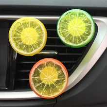 Автомобильный декоративный оранжевый фен для волос, автомобильный освежитель воздуха с зажимом для духов, диффузор с лимонным зажимом, сделай сам, автомобильный парфюм XCZ701