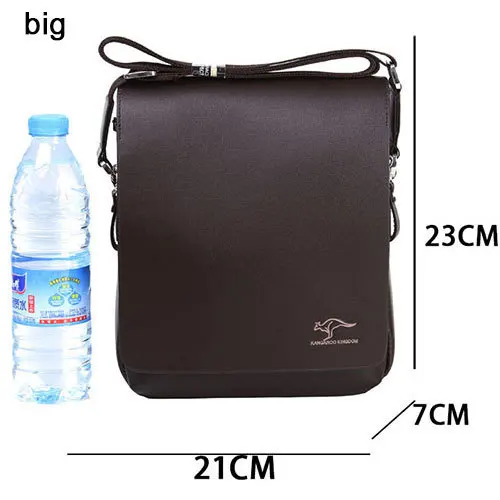 Brown 23X21X7 Новинка, сумка-мессенджер для мужчин, известный бренд, мужская сумка, мужские сумки, мужская сумка-мессенджер, повседневный портфель на плечо - Цвет: Brown 23X21X7