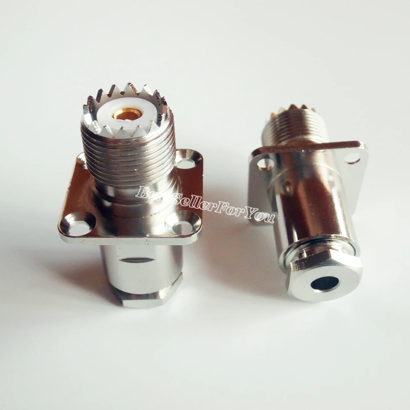 1 шт. СВЧ гнездо SO239 фланцевый зажим RG58 RG142 LMR195 RG400 RF Кабельный соединитель|connector