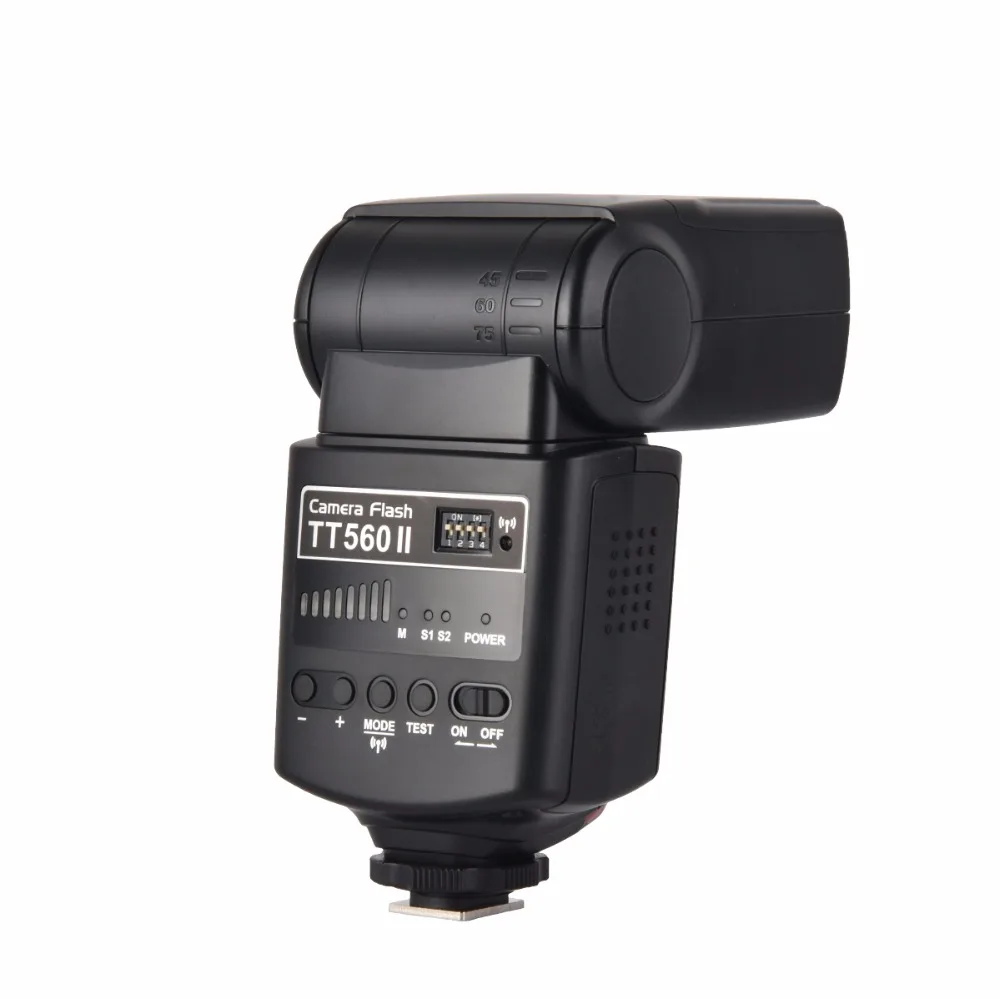 Вспышка Godox TT560II GN38 встроенная беспроводная передача 433 МГц + канальный передатчик