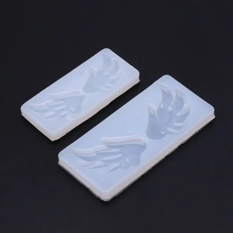 

Flying Wings Silicone Mold Resin Jewelry Pendant Making Cake Decor Baking Tool W2952001