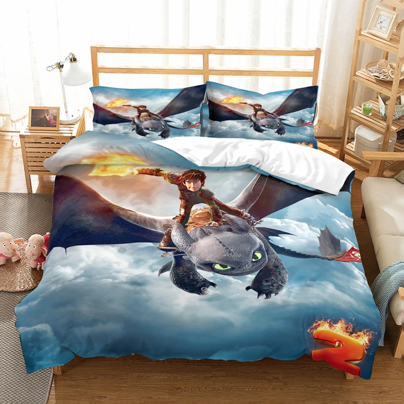 How To Train Your Dragon Children Bedding Set Duvet Covers