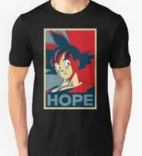 Hope! Goku 2016 New Fashion Men’s T-shirts Short Sleeve Tshirt Cotton t shirts Man Clothing Free Shipping