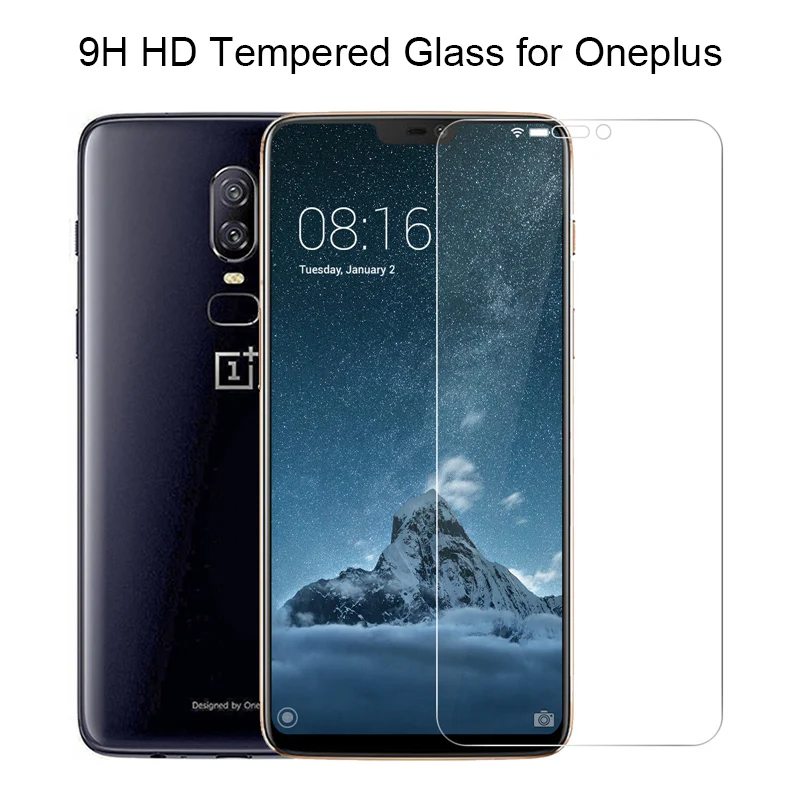 

Phone Glass for Oneplus 7 6 5 3 2 Tempered Film 9H HD Toughed Explosion-proof Protective Screen Protector for Oneplus 6T 5T 3T