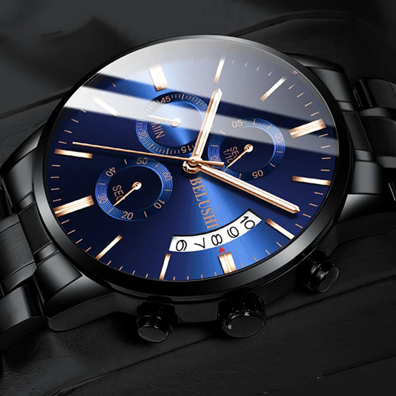 Ceny Mężczyźni Wrist Watch 2019 człowiek zegarki biznesowe Chronograph luksusowej marki mężczyzna zegar kwarcowy zegarek dla mężczyzn Relogio Masculino zegarek