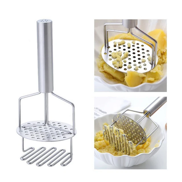 Introducing the 1PC Kitchen Potato Masher Ricer Crush Yam Pumpkin Wave Wire Circle Sieve Potato Mud Maker Puree Juice Presser Fruit Tools