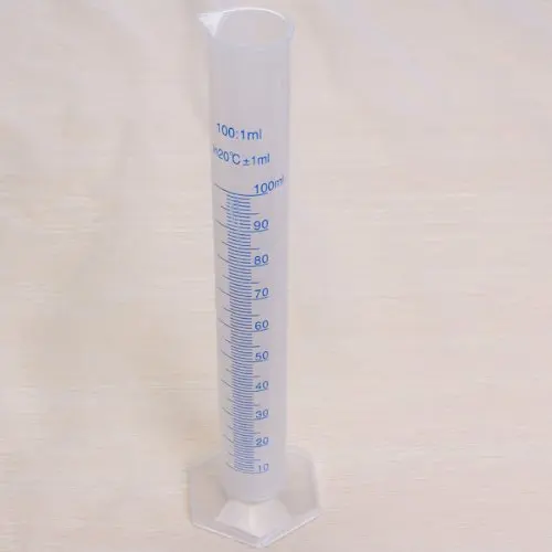 Доступный 4 шт прозрачный пластиковый измерительный цилиндр