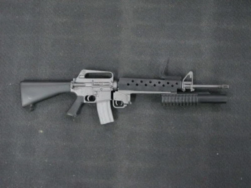 M16A1 + M203 Вьетнамская война США Военная Штурмовая винтовка 1/6 подходит для 12