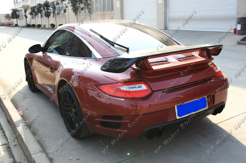 2004-2012 Porsche 911 997 Carrera  GT2M-Style Rear Spoiler Wing with Deck Lid CF (29)