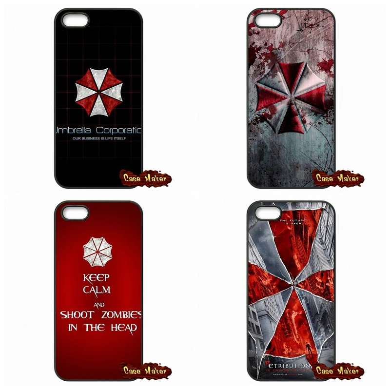 Resident evil umbrella Corporation funda para Sony Xperia Z Z2 Z3 Z3 Z4 Z5 compacto Mini M2 C P6 P8 Lite Mate cover|covers for sony xperiaz5 compact -