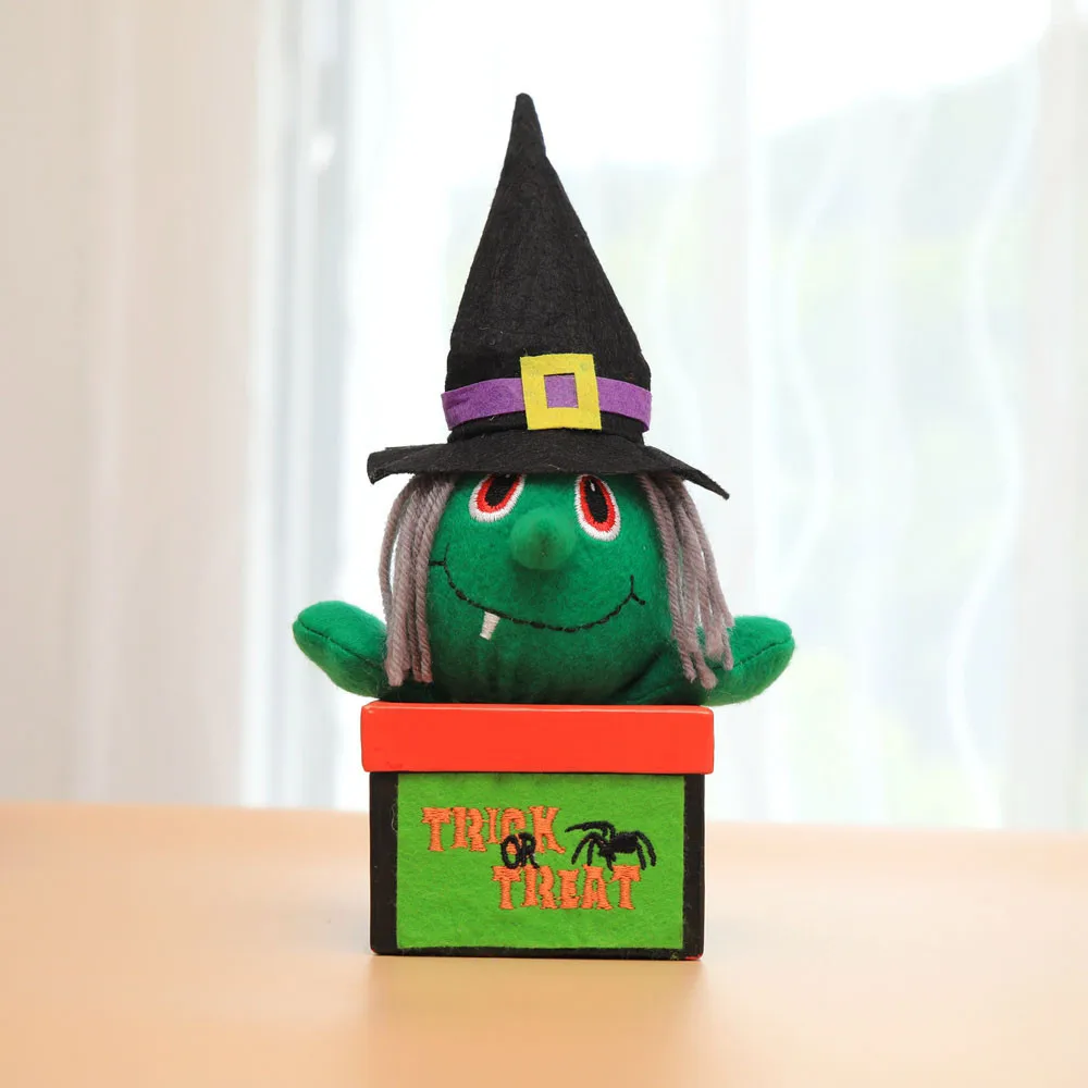Halloween Decoration Witch Candy Box Creative Halloween Gift Witch