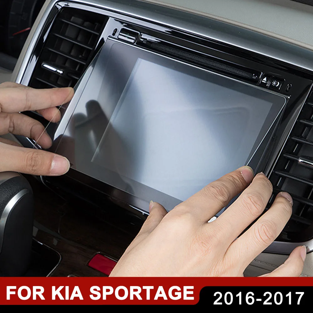 

7 8 Inch Car GPS Navigation Tempered Glass Screen Protector Film for KIA Sportage QL 2016 2017 RIO X-Line 2018 Accessories