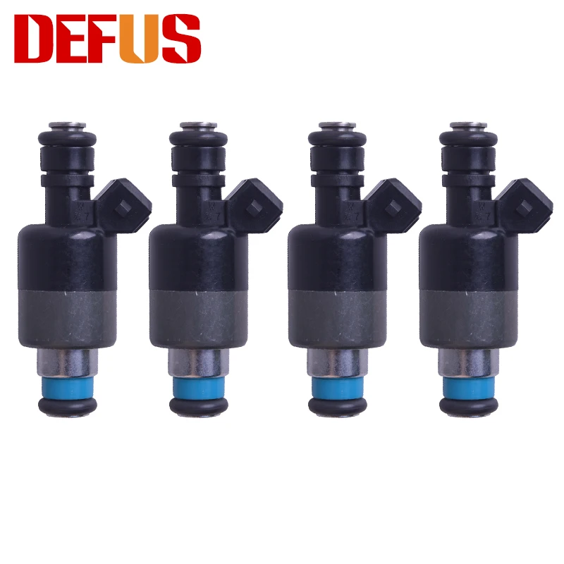 

DEFUS 4pcs/Lot Fuel Injectors 17124782 Fuel Nozzles for Chevrolet Opel Corsa 1.4 16v 1.6 8v Daewoo Cielo 17123924 ICD00110 NEW