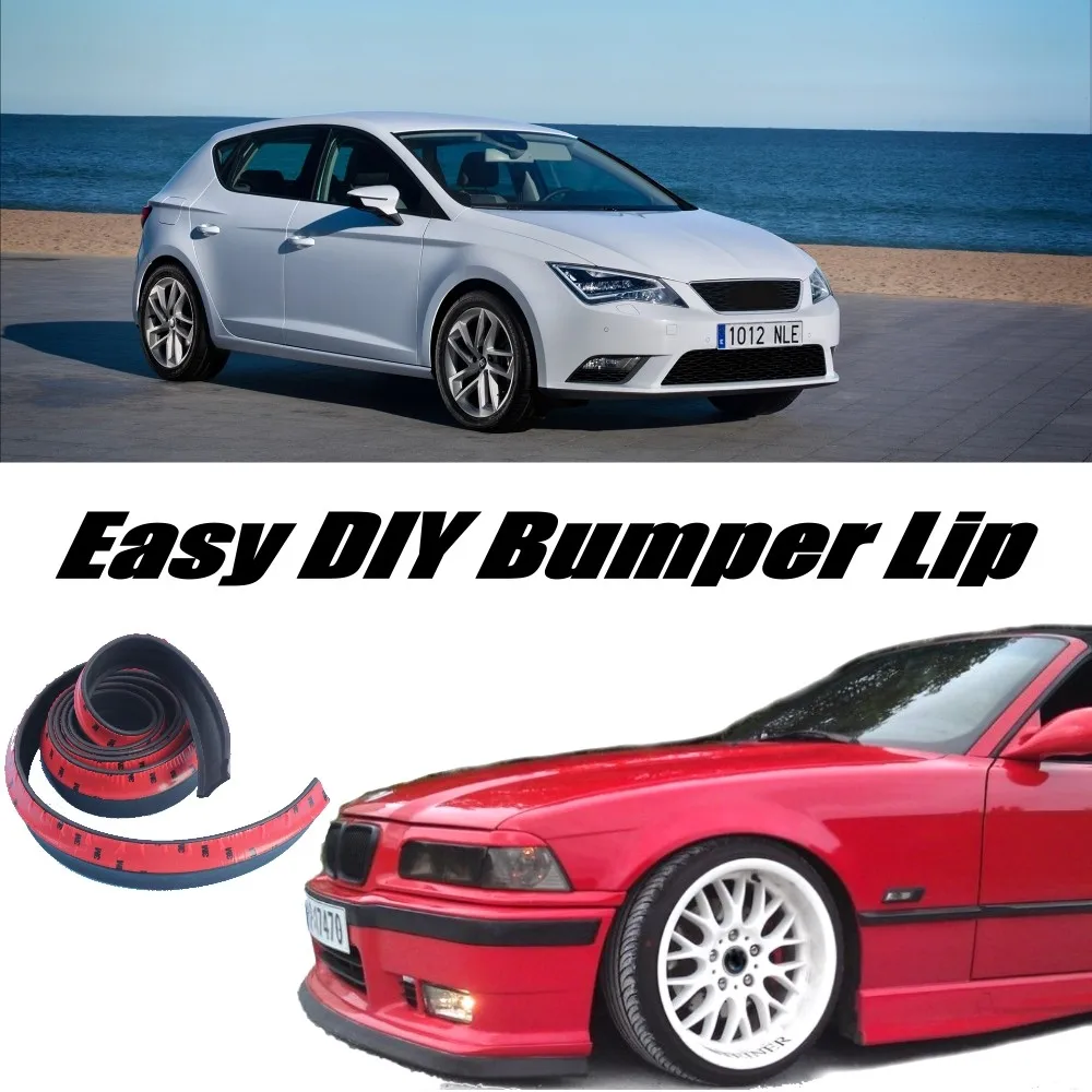 Бампер для губ дефлектор для губ SEAT Leon 1 M 1 P 5F передний спойлер юбка для автомобиля передний разделитель тюнинг вид/комплект кузова/полоса