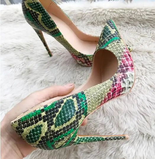 

(N&C) brand women high heel shoes balck nude patent leather wedding shoes pointed toe thin heel pumps biggest size 34-44