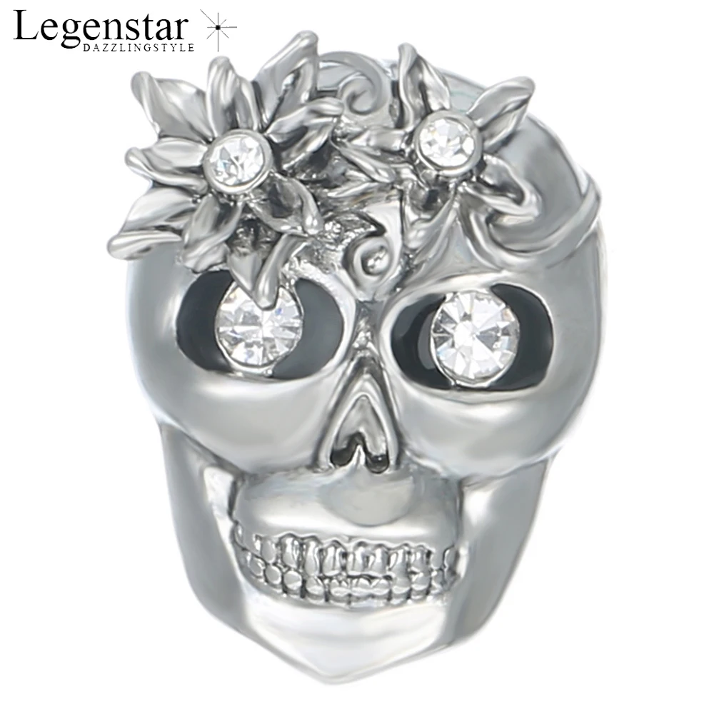 

Legenstar Skull Bracelet Skulls Accessories Women Interchangeable Jewelry Head of Death Skull Snap Button Necklace Women Decor