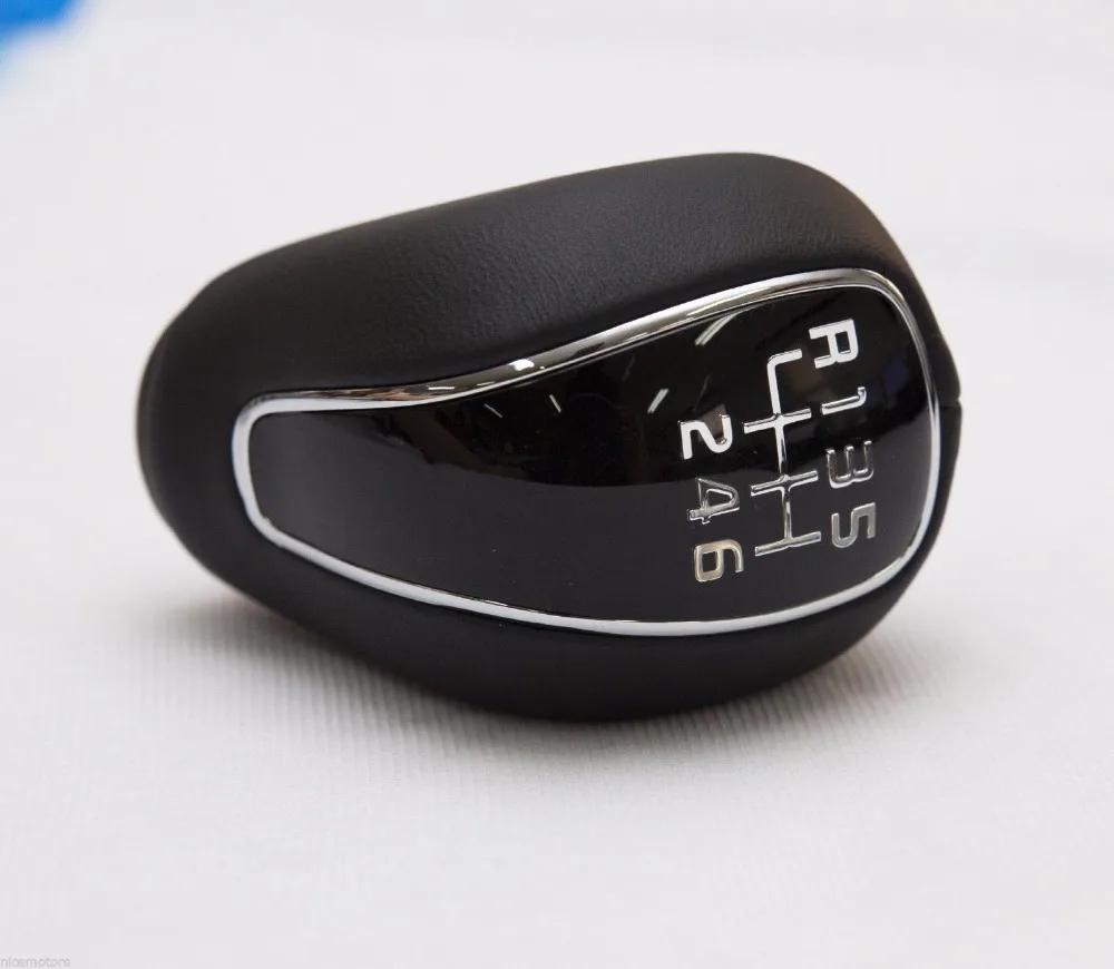 6speed Genuine For Kia Forte Cerato K3 2014 Leather Glossy Gear Shift